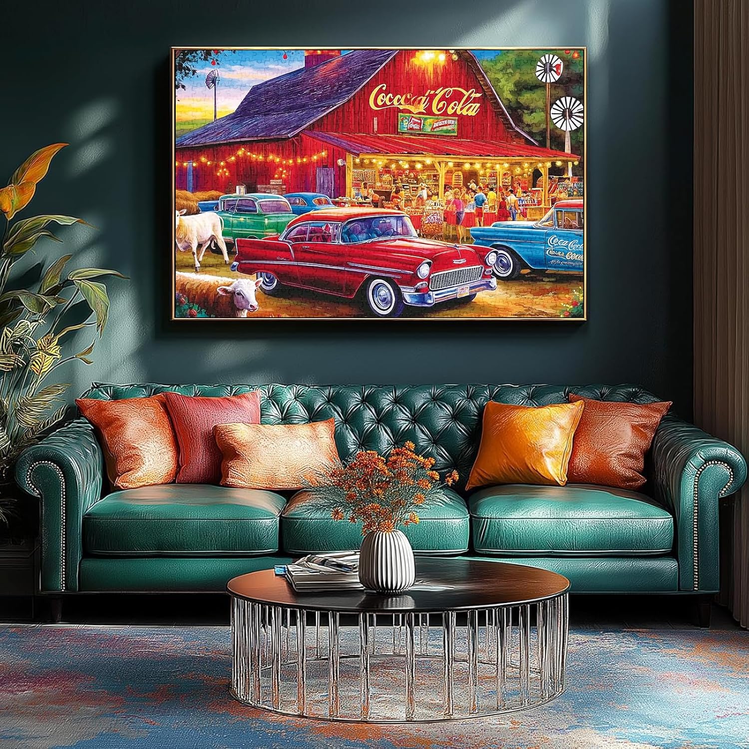 300 Piece Jigsaw Puzzle for Adults – Night Car Life - Challenging Puzzle Game, Unique Artwork, Gift for Birthday, Home Decor, Fun for Family Entertainment(20.5" x 15")