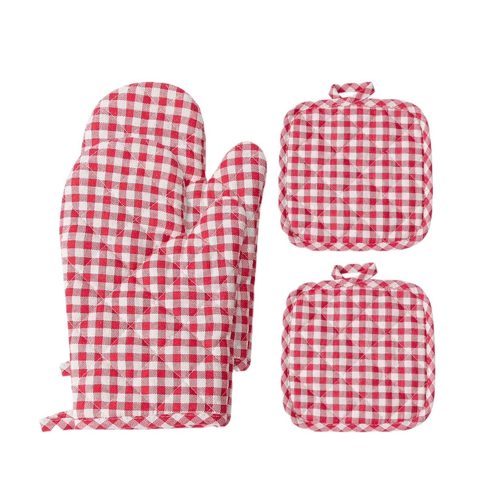 4 Gants De Cuisine Épais pour Cuisine