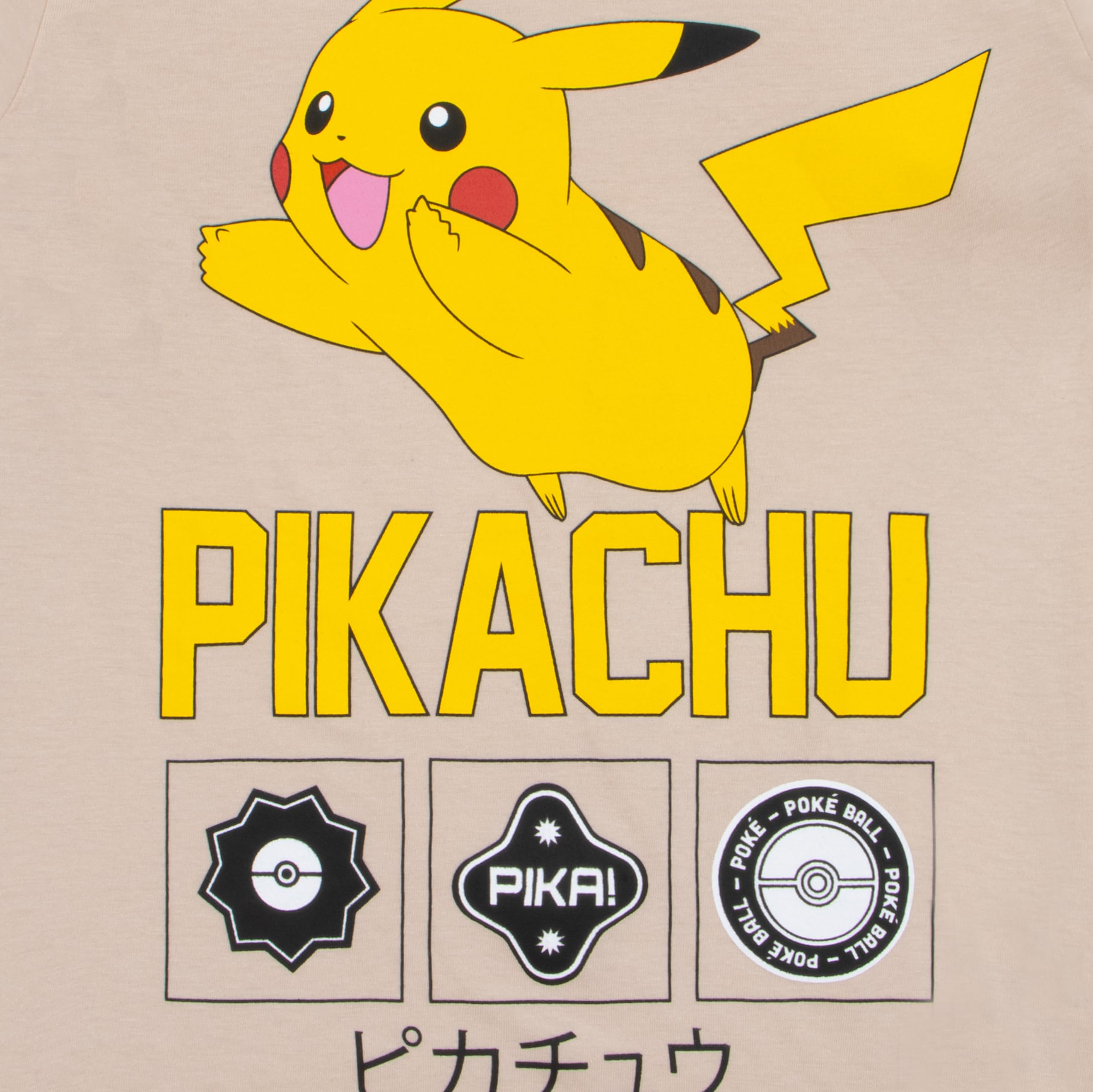 Pokémon T Shirt Garcon, T-Shirt Enfant à Manches Longues, Haut Pikachu Garçon, Vêtements Garçon en Coton