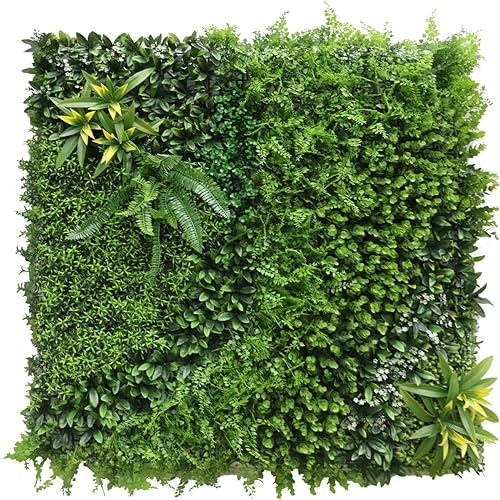 Miniatura 30 de Patio Paradise - 6 paneles de setos artificiales de lavanda púrpura de 20 x 20 pulgadas, pantalla decorativa para valla de privacidad, pared