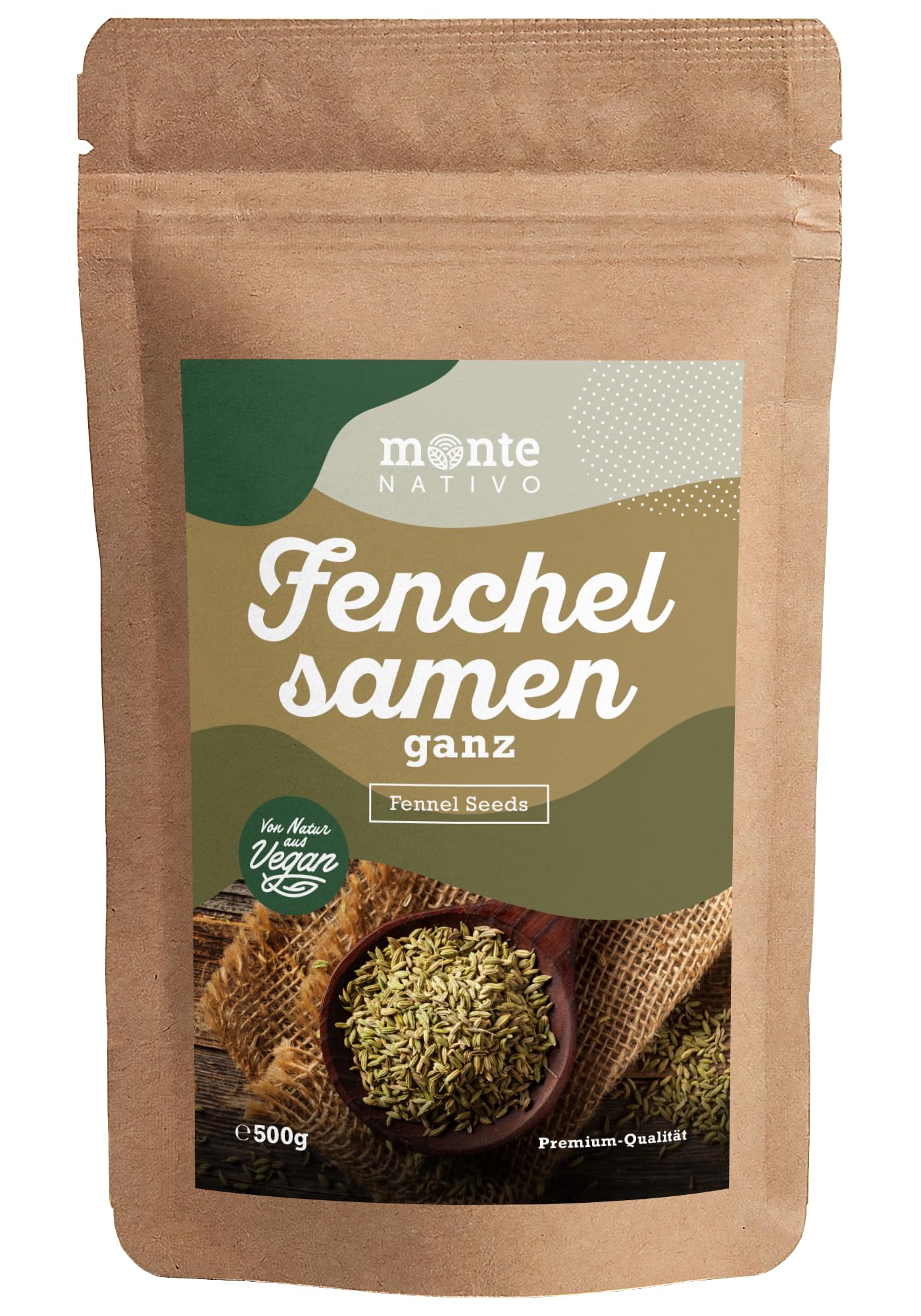 Semillas de Hinojo Monte Nativo 500g - Especias secas para Té y Cocina