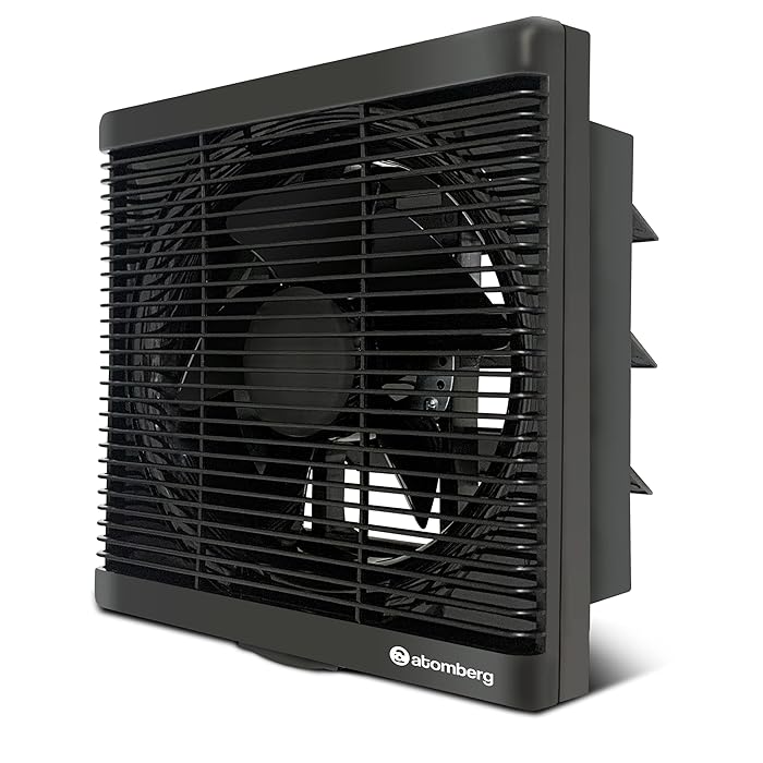 Buy atomberg Efficio 200mm BLDC motor Energy Saving Exhaust Fan Black Online at desertcart