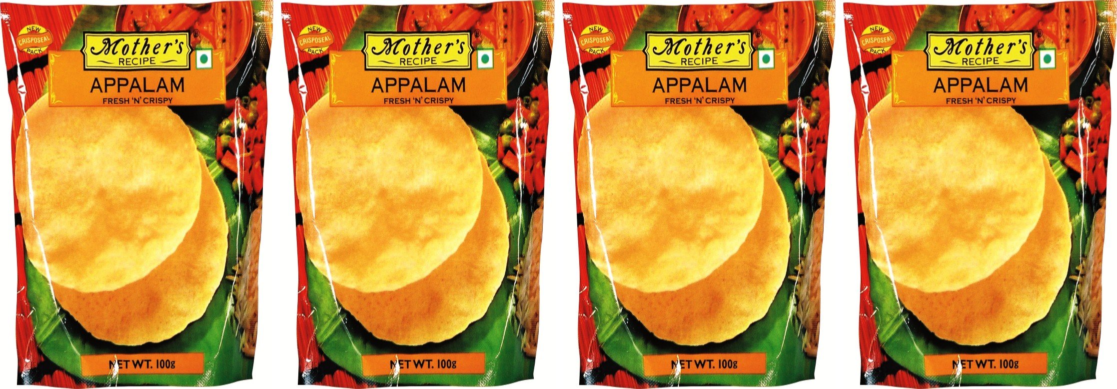 Mothers Recipe Madras Appalam, 100g (Pack of 4) (B0773Q8KHR) Amazon Price History, Amazon Price Tracker