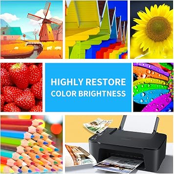 Compatible GI290 Refill Ink Bottle Replacement for Canon PIXMA G1000 G1200 G1800 G2100 G2200 G2400 G2800 G3000 G3100 G3600 G3800 G4100 G4600 Series Inkjet Printer (1 Bk,1 C,1 M,1 Y, GI-290 ,4 Pack)