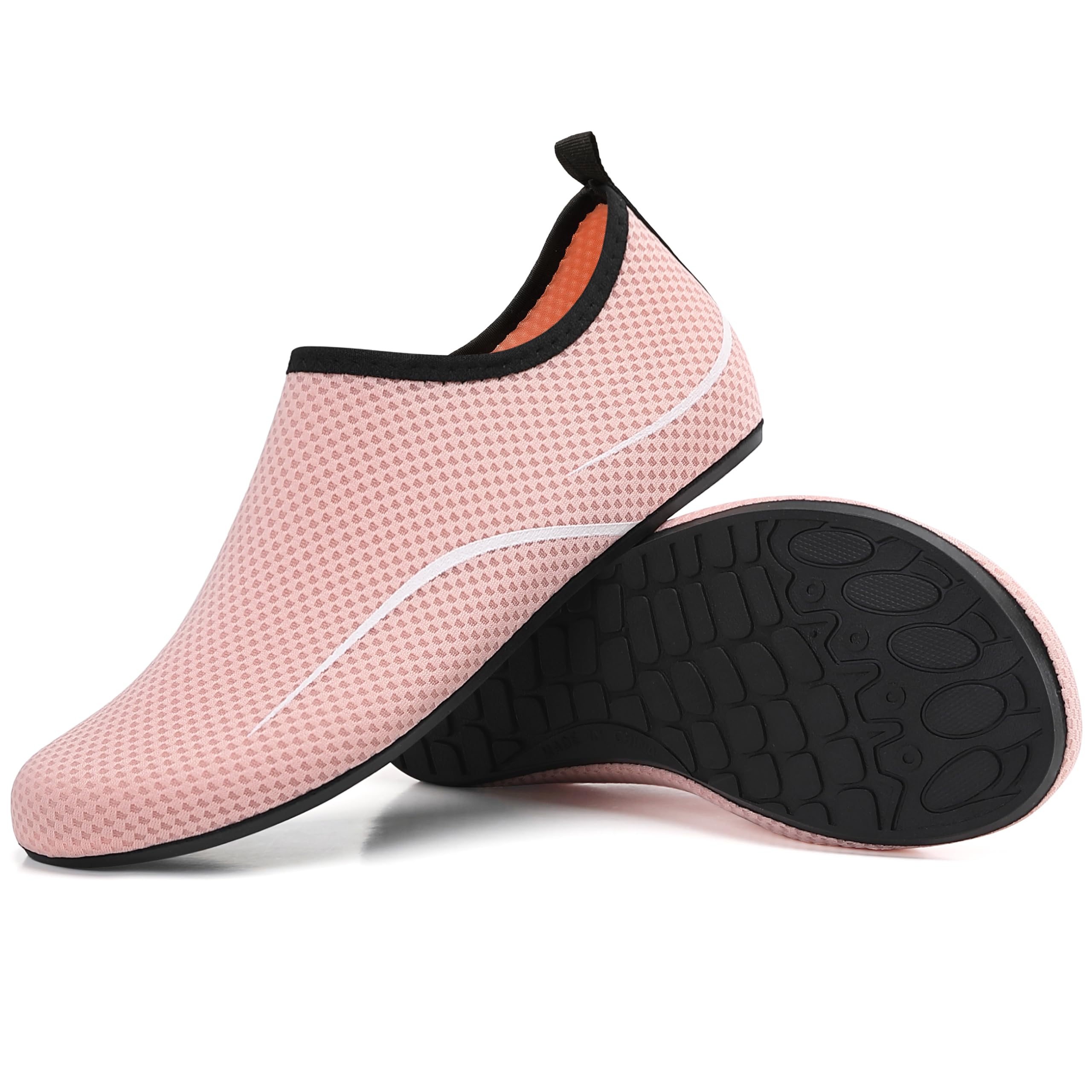 RUOMU Zapatos de Agua Playa Escarpines Mujer Hombre Secado Rápido Antideslizante Zapatillas de Deportes Acuáticos Respirable Calzado de Buceo Surf Swim Yoga.Tamaño 34-47.