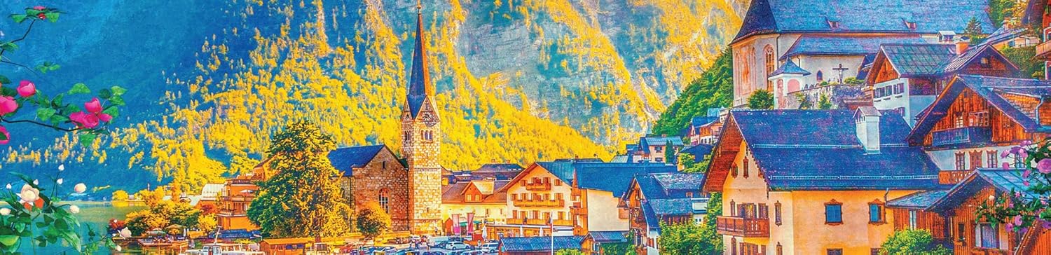 Ceaco - Around The World - Halstatt Vista - 500 Piece Jigsaw Puzzle