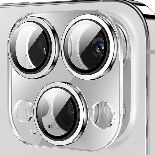YWXTW Protector de lente de cámara para iPhone 14 Pro MaxiPhone 14 Pro, actualización de 5 generación Anillo de metal galvanizado Protector de