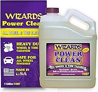 Vista 1 de Wizards Power Clean - Limpiador de ruedas y neumáticos, no cáustico y sin ácido, biodegradable, suministros de limpieza para interiores, seguro