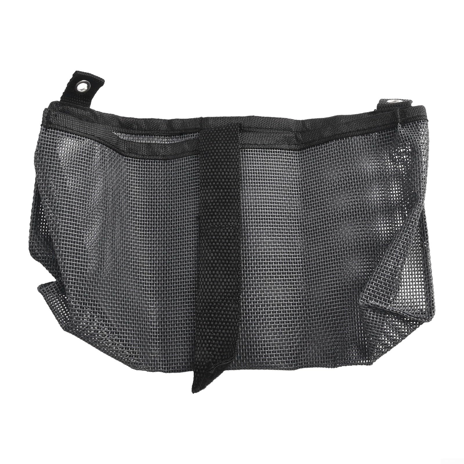 Qukaim Sac De Rangement En Nylon Pour Accessoires De Bateau - Sac De Rangement En Maille - Idéal Pour La Pêche, Le Camping - 40 X 30 Cm - Noir