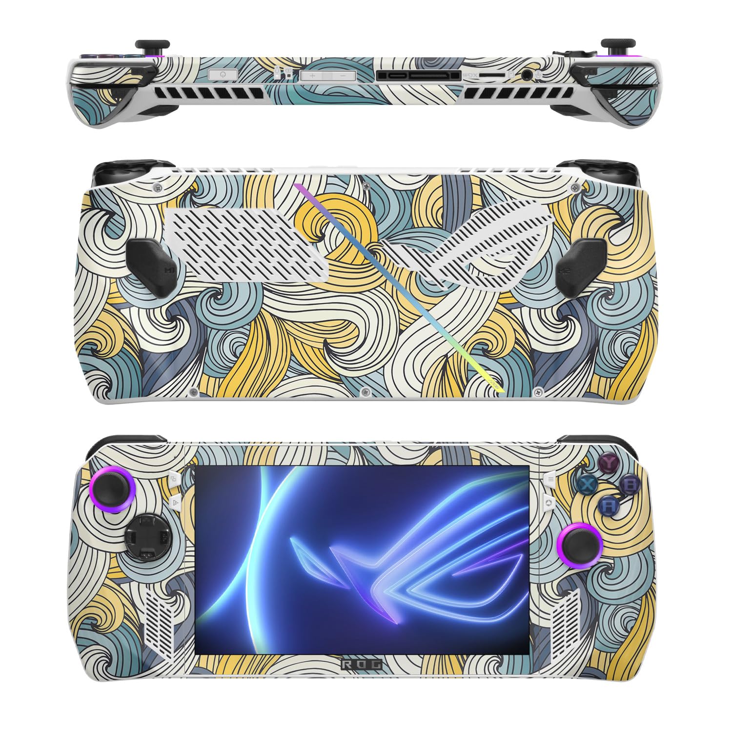 MightySkins Skin Compatible with Asus ROG Ally - Puppy Fall | Protective, Durable, and Unique Vinyl Decal wrap Cover | Easy to Apply, Remove, and Change Styles