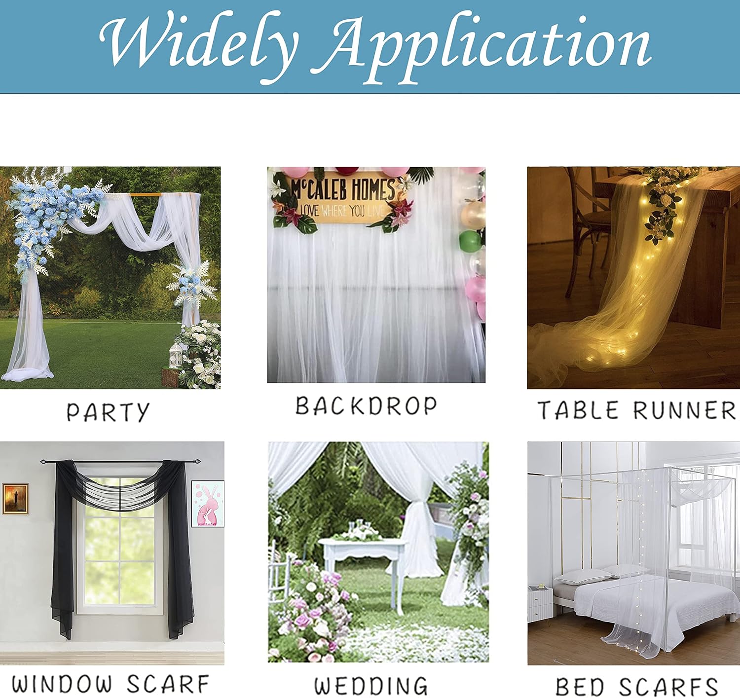 Akiky Canopy Bed Curtains with Light Princess Bed Canopy Scarf for Full/Queen Metal Bed Frame,Wood Frame Bed-2 Panel Sheer Curtain(Full/Queen,White) : Home & Kitchen
