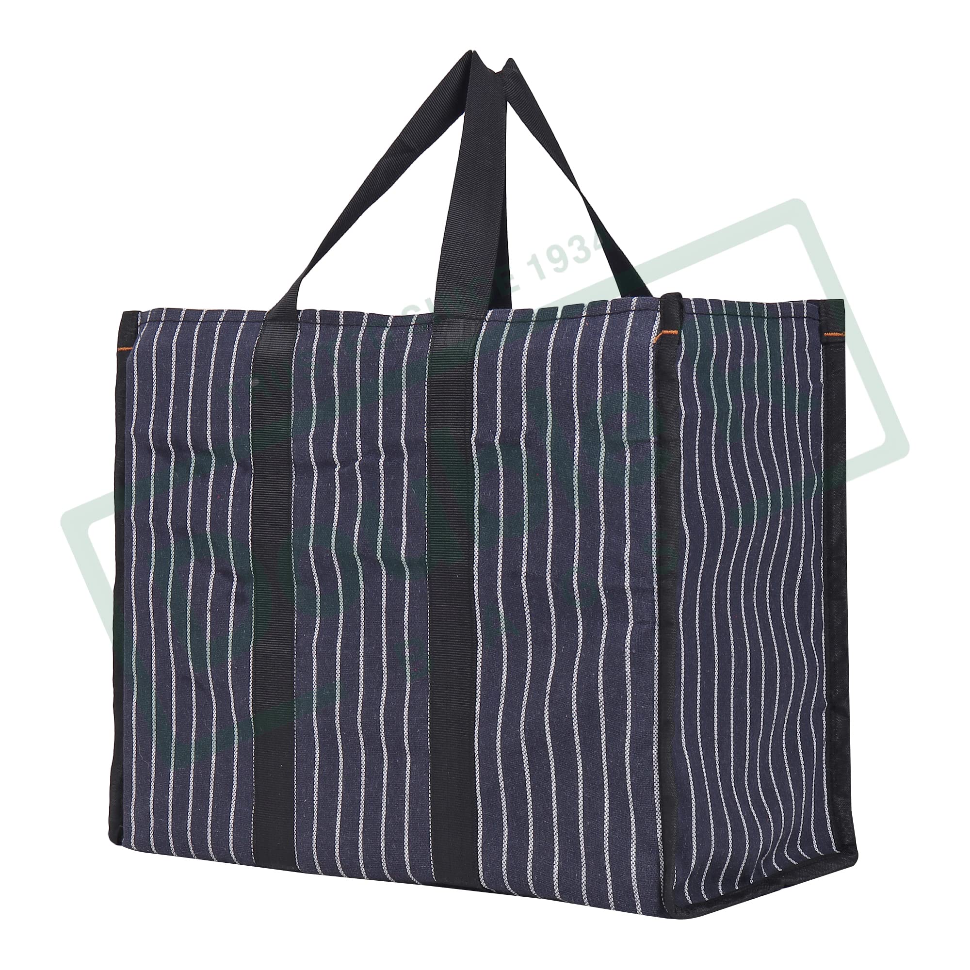 Double R Bags Eco-Friendly Jute Grocery Shopping Bag - Large Reusable Bag With Reinforced Handles, Purple, 16x14 Inches