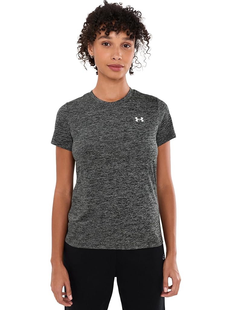 Black Under Armour Tech Twist Short Sleeve Crew