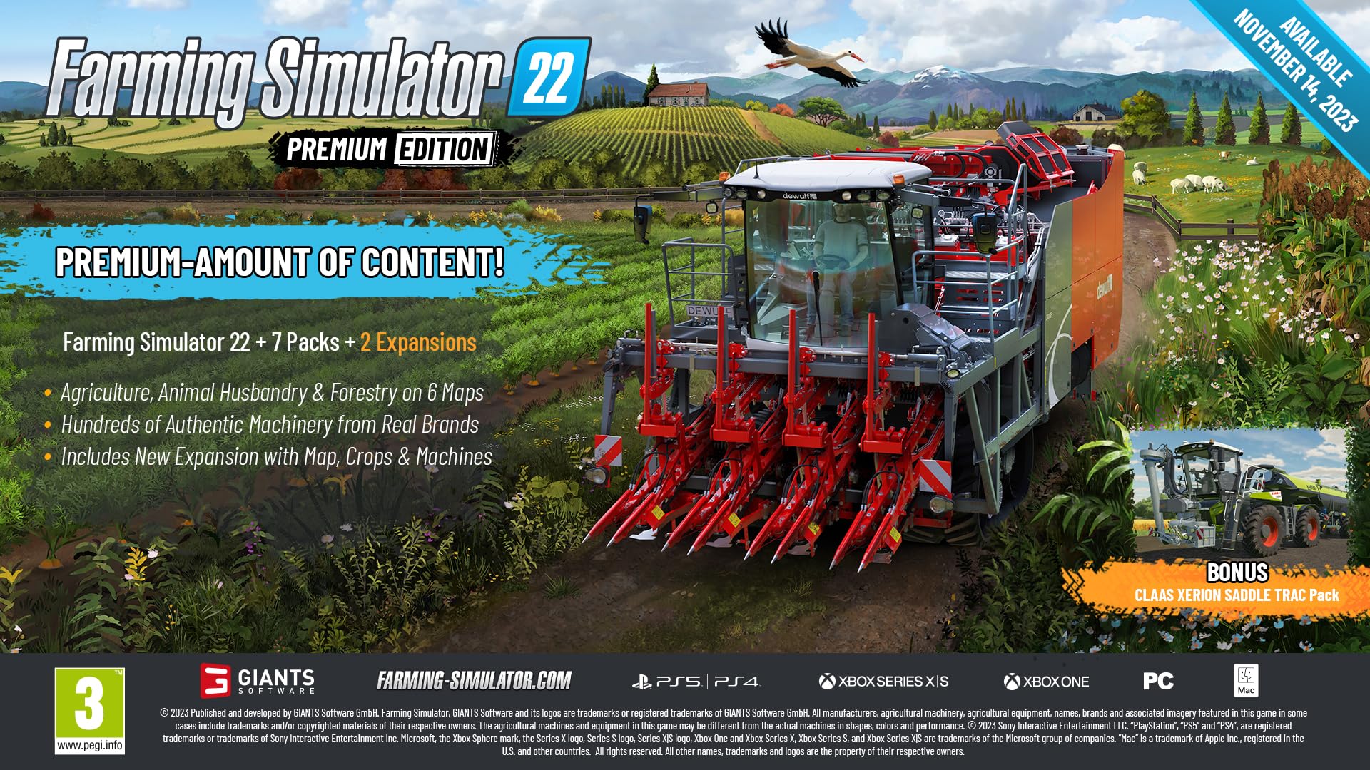 Farming Simulator 22 Premium (PlayStation 5)