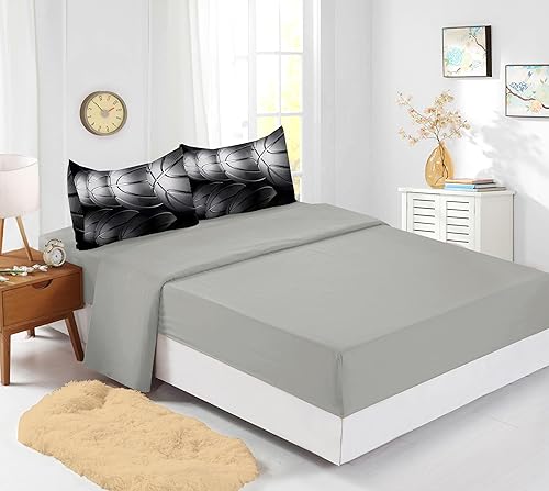 Miniatura 2 de Helloosuu Juego de edredón Queen para niñas, juego de edredón rosa para niños y adolescentes, juego de ropa de cama Queen para niñas, ropa de cama