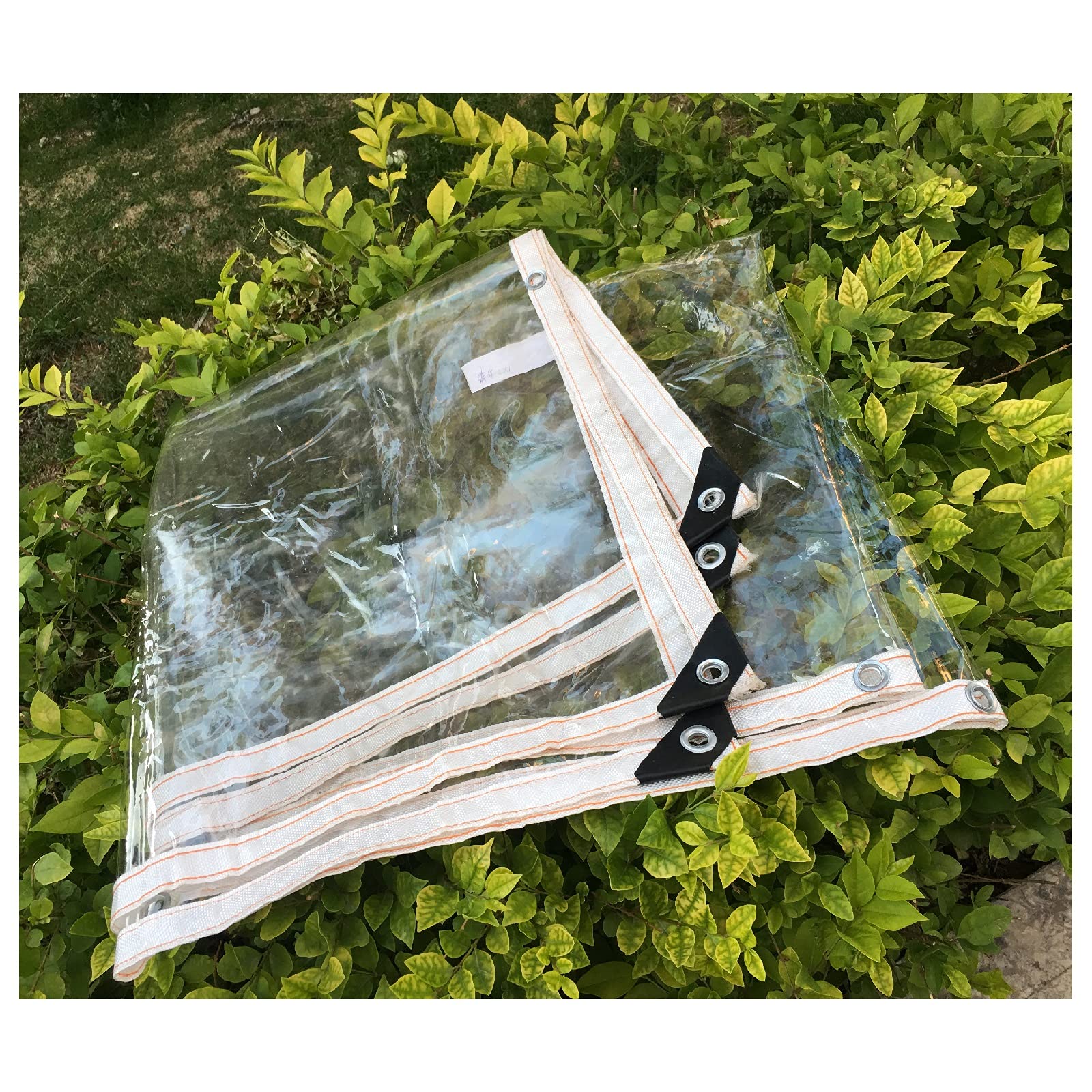 LIJINBO Bache De Protection,Tarpauline Transparente, Imperméable À L'extérieur De La Protection Solaire De Sun Protection Du Soleil Avec Des Œillets Anti-roulement, Pour Les Couvertures De Protection