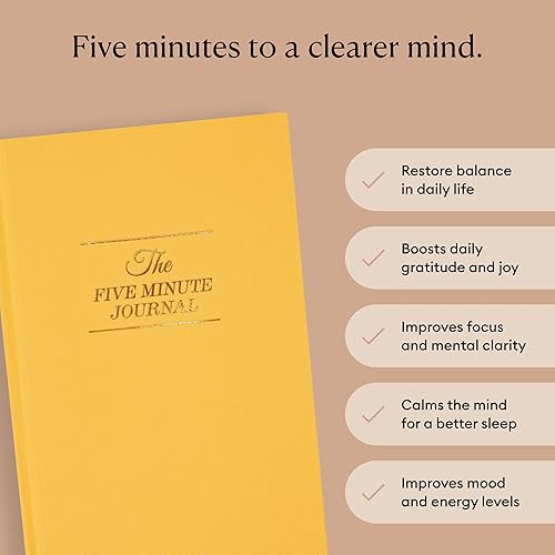 Miniatura 34 de Intelligent Change The Five Minute Journal, Gratitud diaria original 2025, reflexión y manifestación para la atención plena, sin fecha diaria