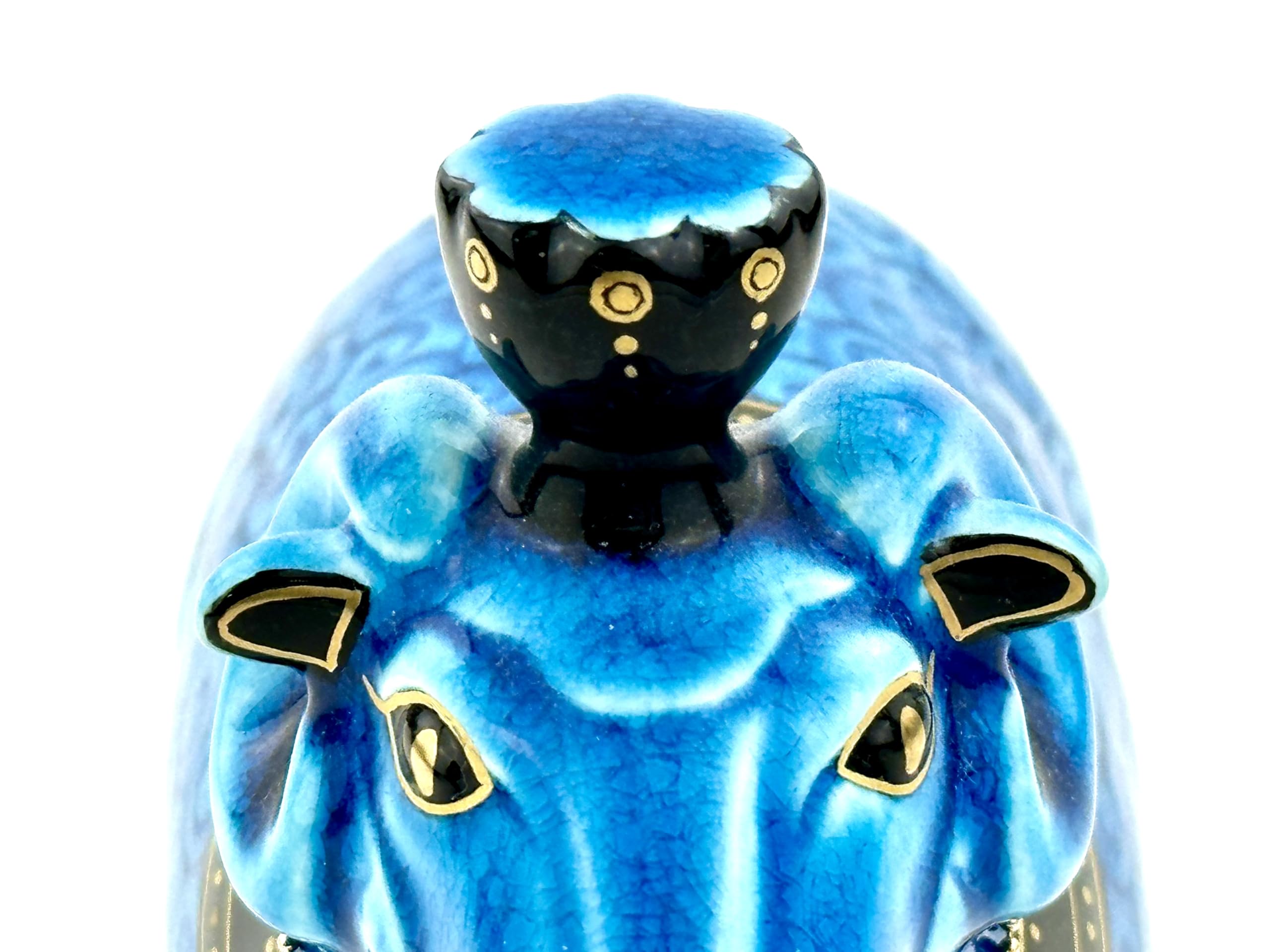 Amazon.co.jp: 幸兵衛窯 青釉オーナメント クヌム （ペンダント