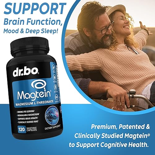 Miniatura 3 de Cápsulas de magnesio L-treonato de magteína - Magteína Magnesio L-treonato 2000mg Cápsulas de suplemento para la salud cerebral, la memoria, el