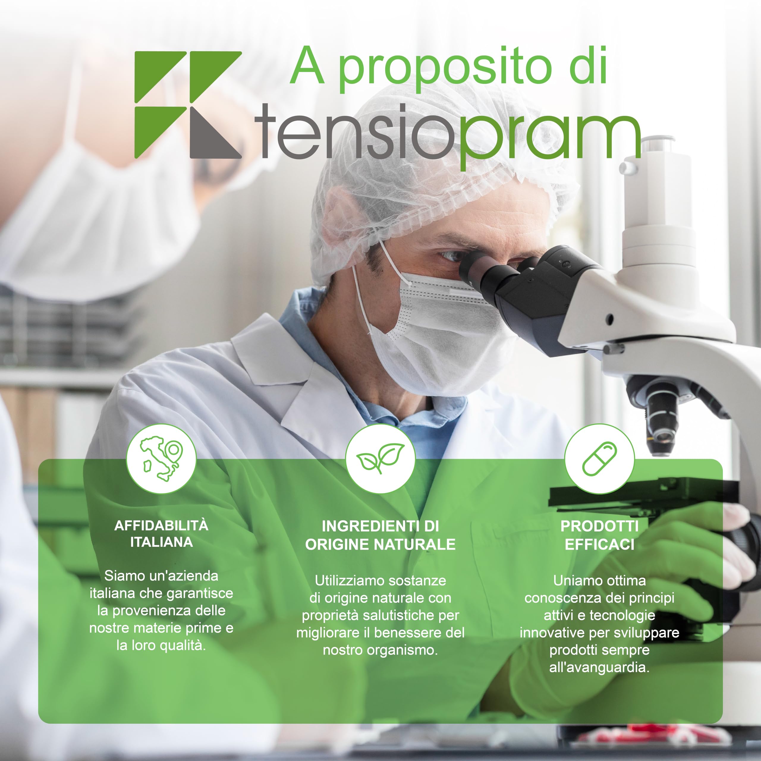 Tensiopram 60 compresse sublinguale, Naturale a Base di Valeriana, 1mg Melatonina, tè verde, zafferano Vit. D, Quatrefolic® e Myo-inositolo, per Ansia, Stress, Sonno e Umore, Vegan