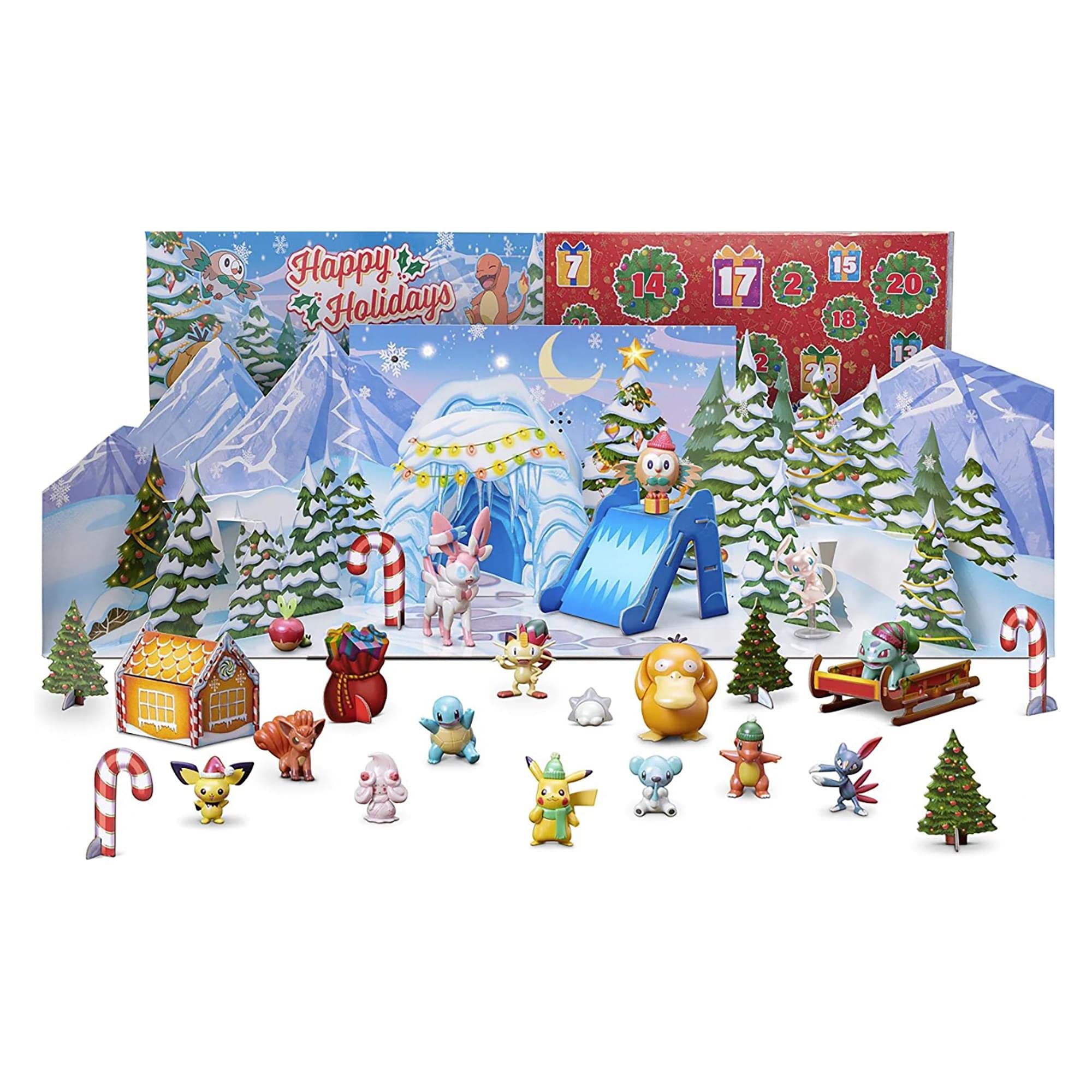 Amazon.com: Pokemon Deluxe Holiday Calendar | 24 Days of Gifts