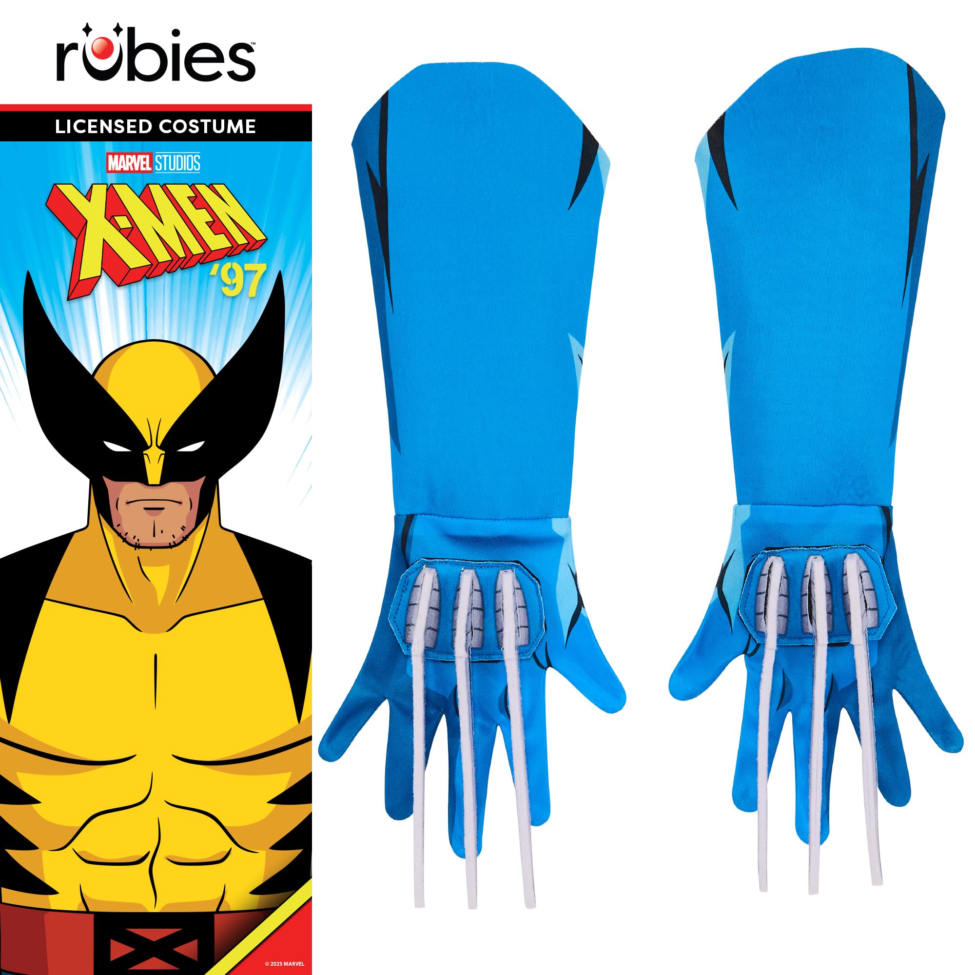 Rubies Official Marvel X-Men '97 Wolverine Child Claws, Kids Superhero Fancy Dress Halloween, Blue - Image 4