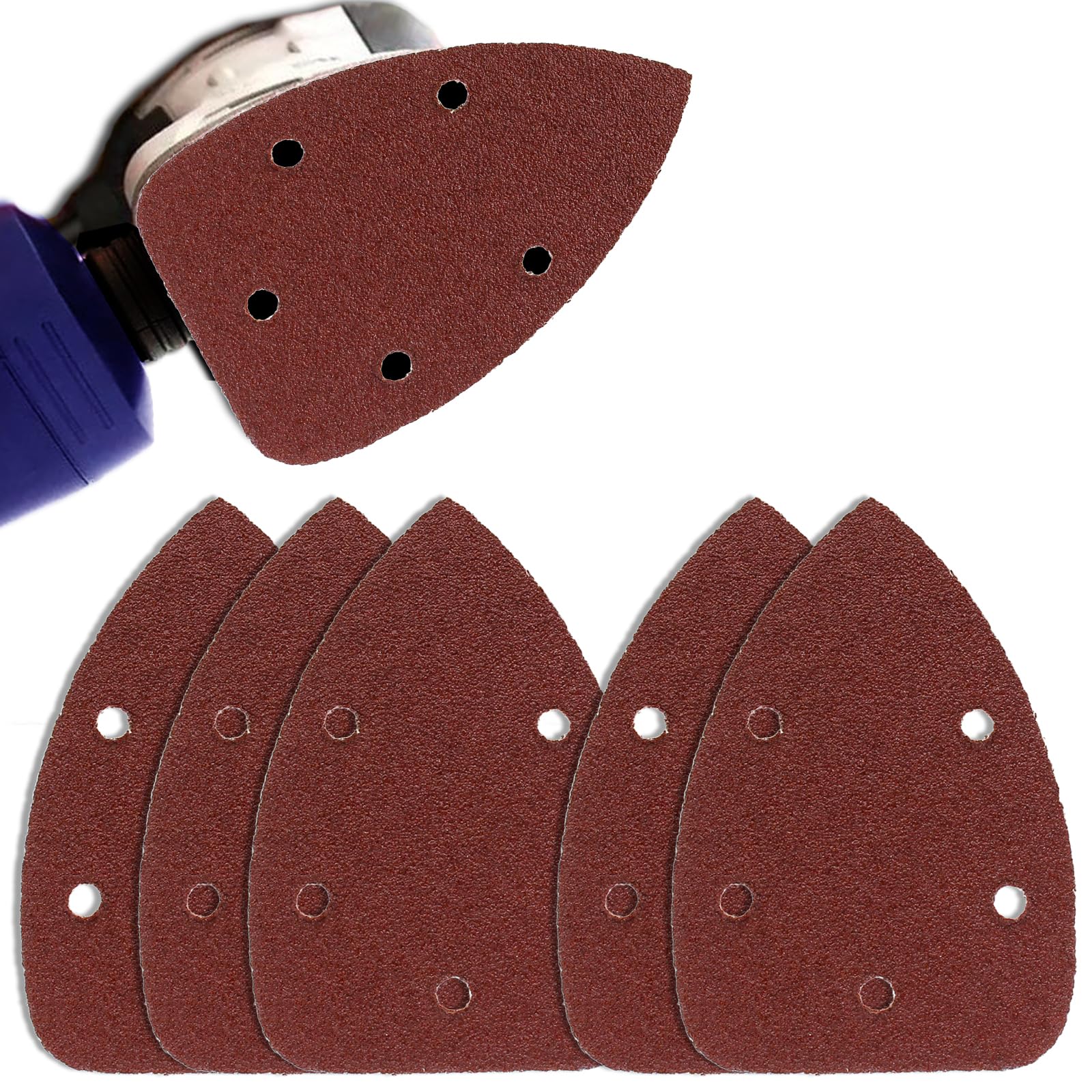 Cjueiom 25 Piezas De Papel De Lija De Grano 1000, 5 Agujeros | FindTheDeal