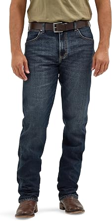 Wrangler Mens Tilden Jeans Retro Slim Fit Straight Leg Jean 32W x 30L