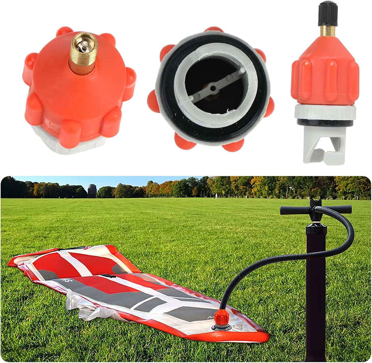 DRAMBOR Inflatable Sup Paddle Board Pump Adaptors, Multifunction Air