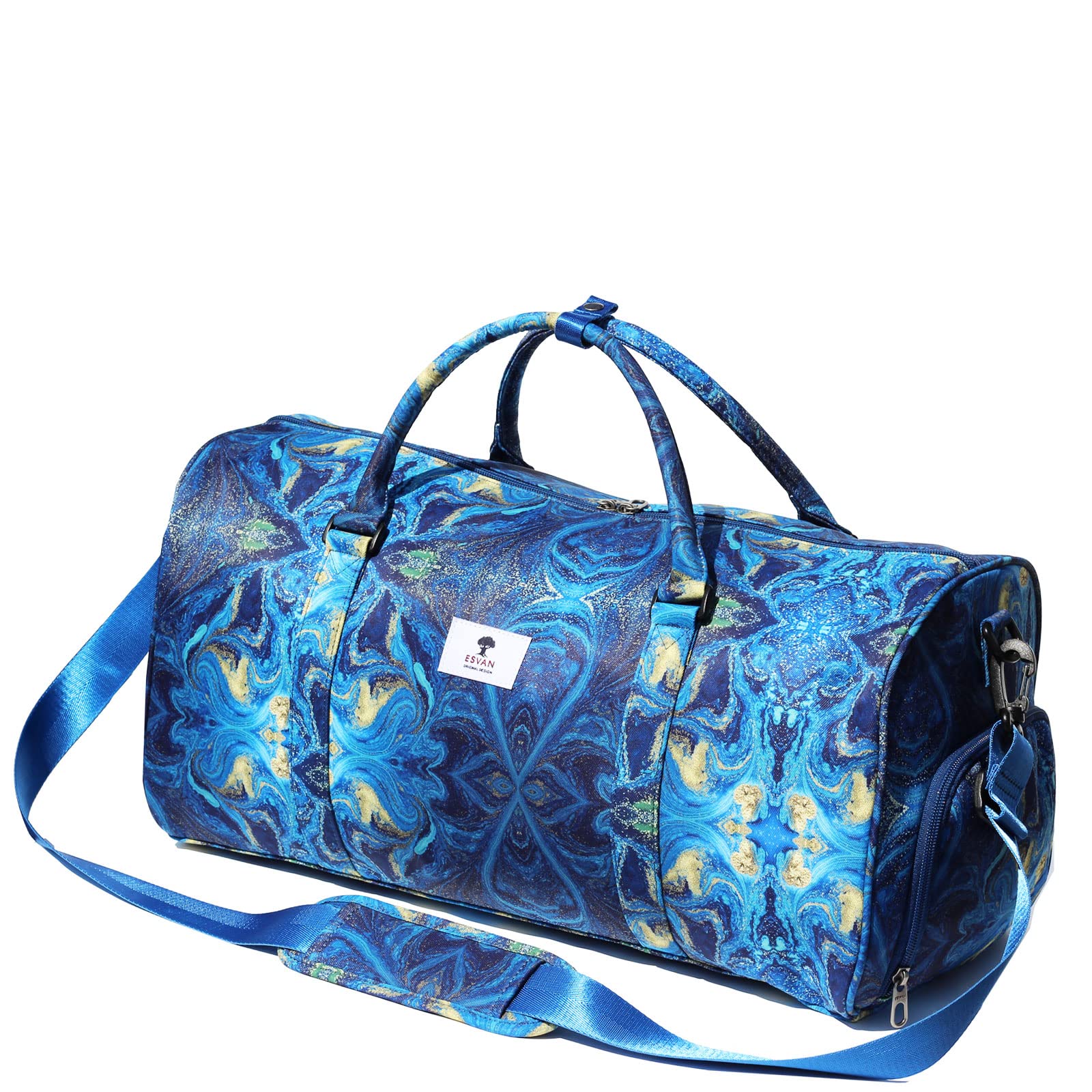 Original Floral Water Resistant Duffel Bag Gym bag Weekender Travel Bag for Gym Beach Travel Daily Bags