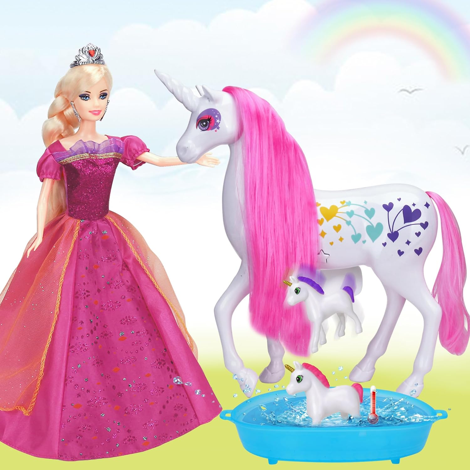 Toy Unicorn Barbie Horse Mattel Barbie® Dreamtopia Brush N Sparkle