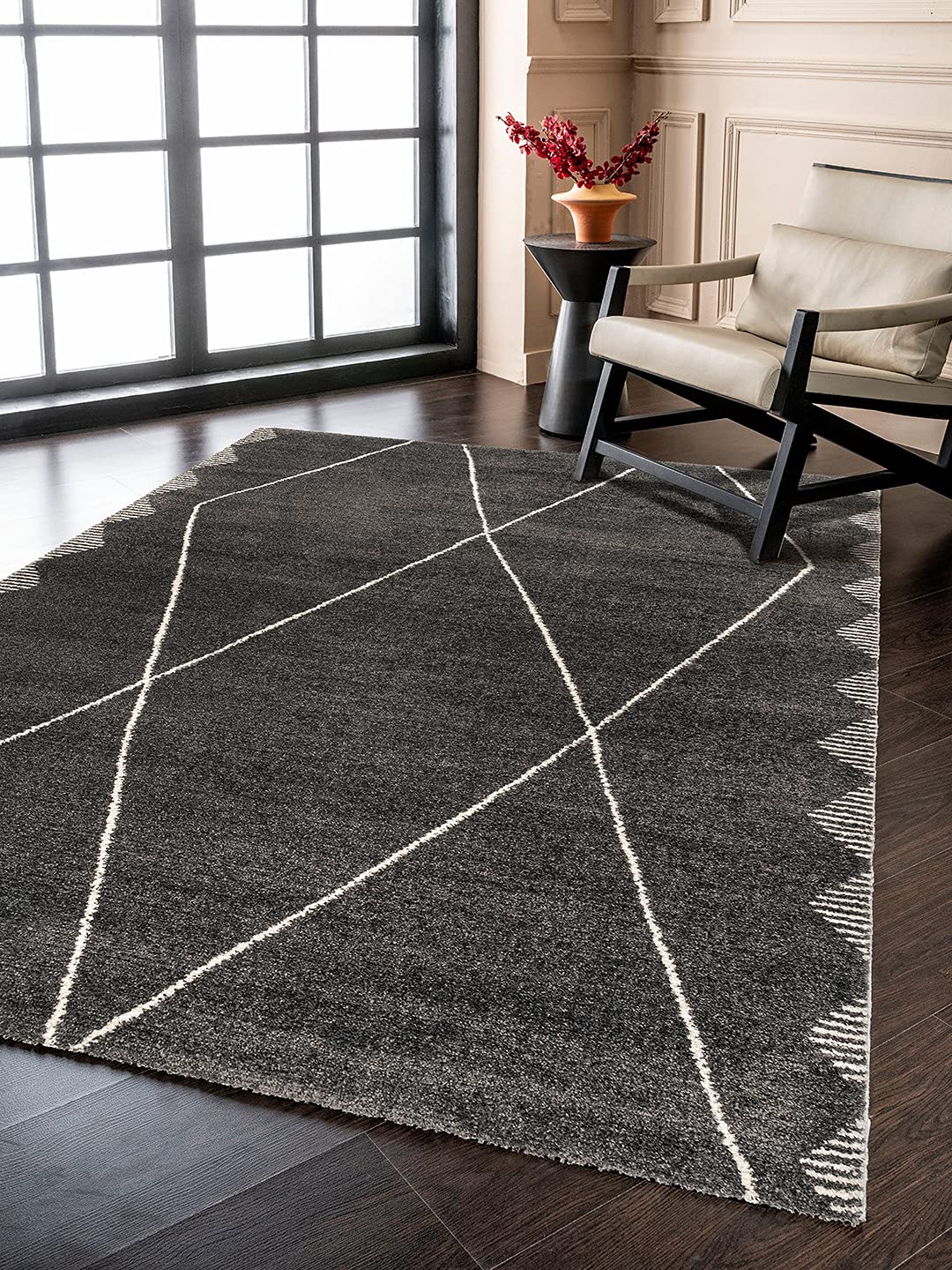 Buy Ddecor Rugs GeometricMedium CHARCOALFjord50405690 Online at