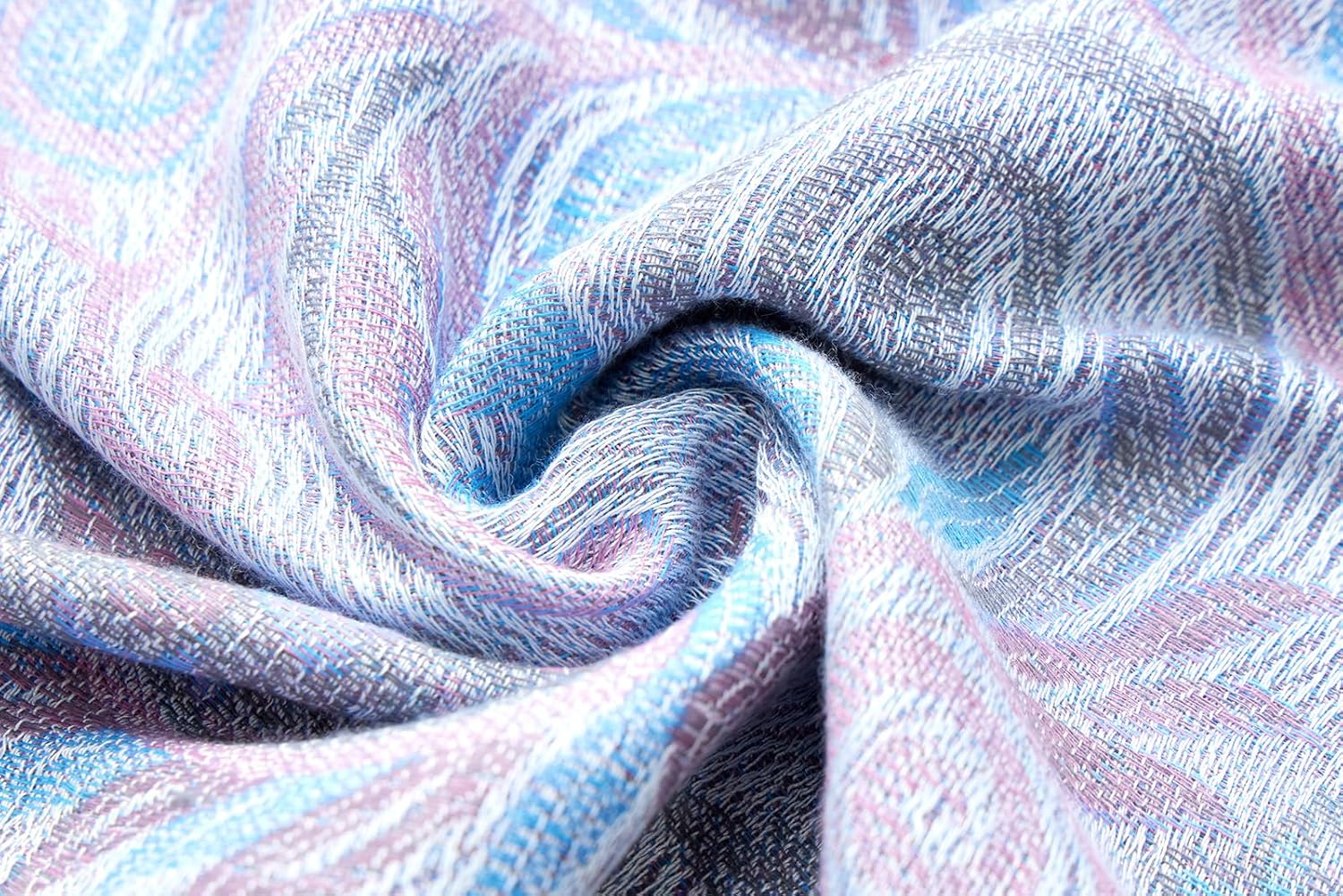 Umjetnost Womens Soft Silky Pashmina Rave Scarf Paisley Pattern Pashmina Shawl Wrap with Fringes - Image 4