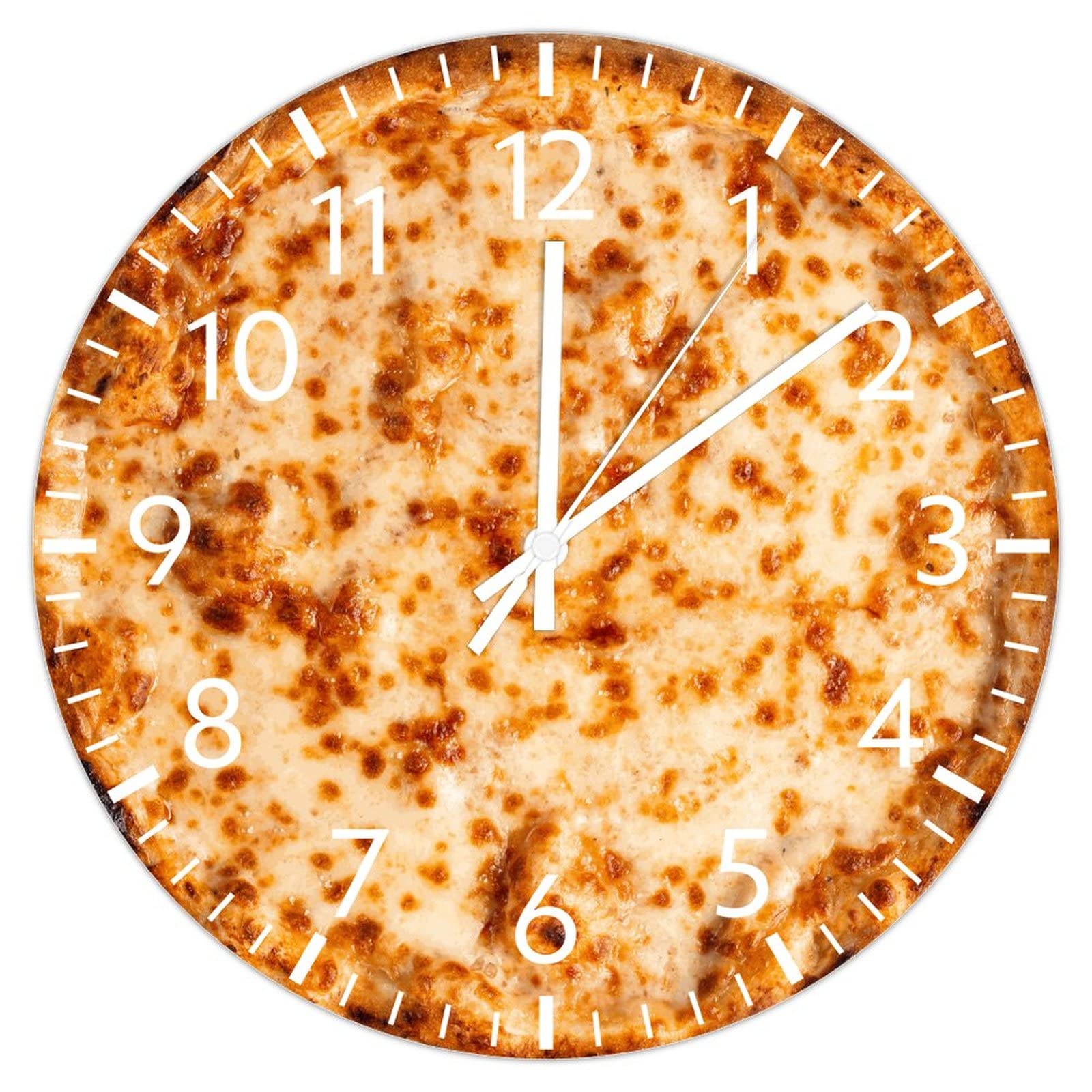 Horloge murale sans tic tac ronde pour retrouver le sommeil dans la chambre