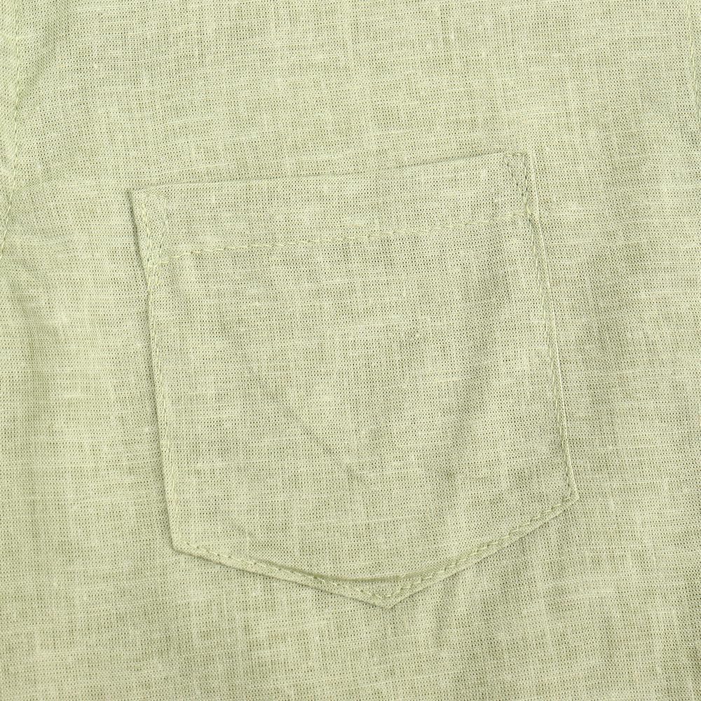 Spring&Gege Boys' Short Sleeve Button Down Shirts Linen Textured Summer Beach Shirt Soild - Image 7