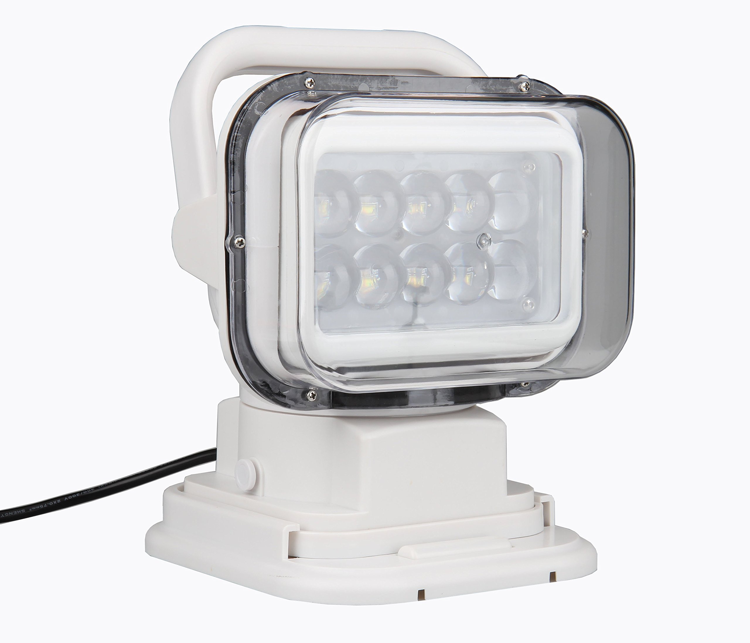 Amazon.co.jp: LEDサーチライト リモコン式 作業灯 ポーペ(POOPEE 