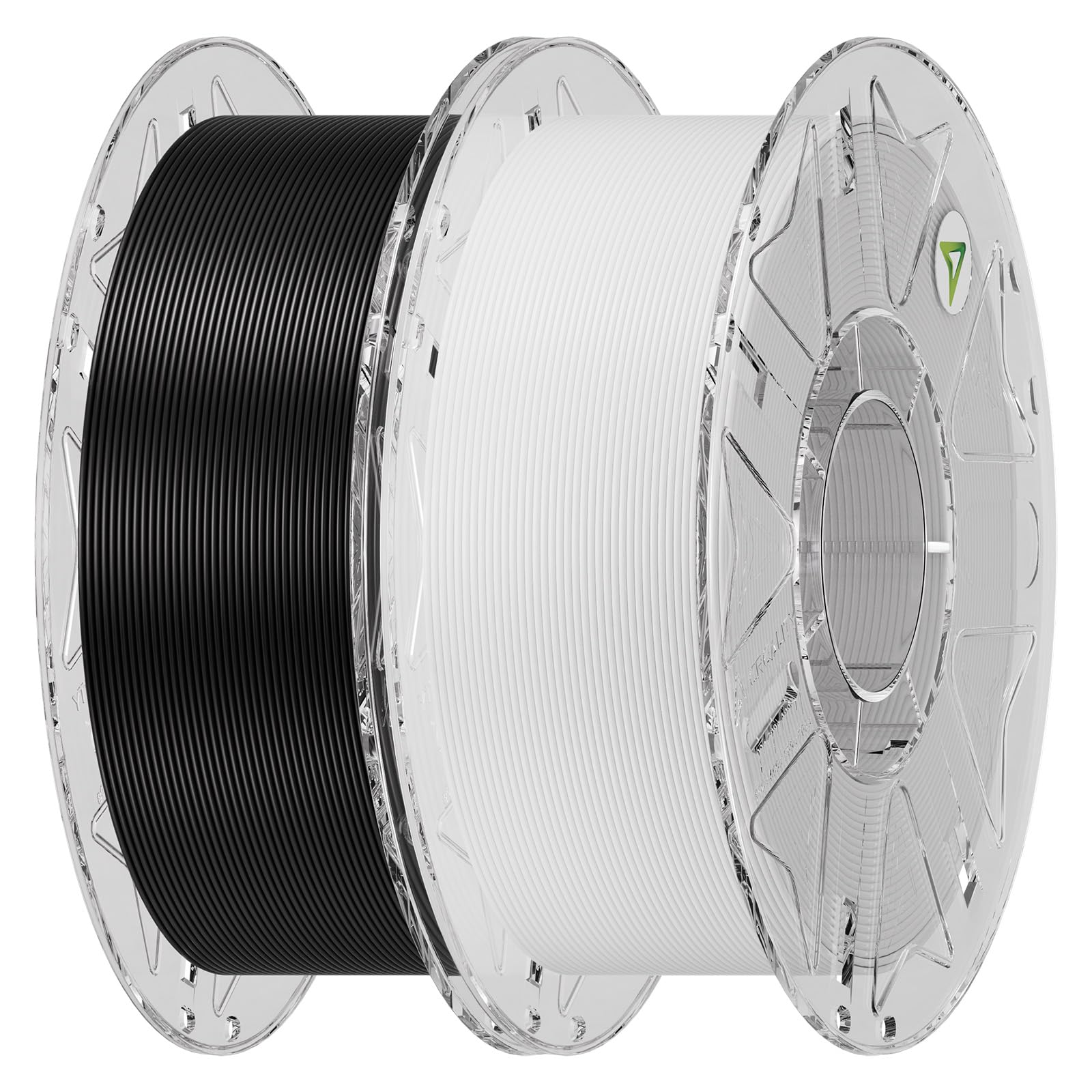 Creality Hyper RFID PLA Filament 1.75mm 2KG, Black &amp; White, Total 2-Pack