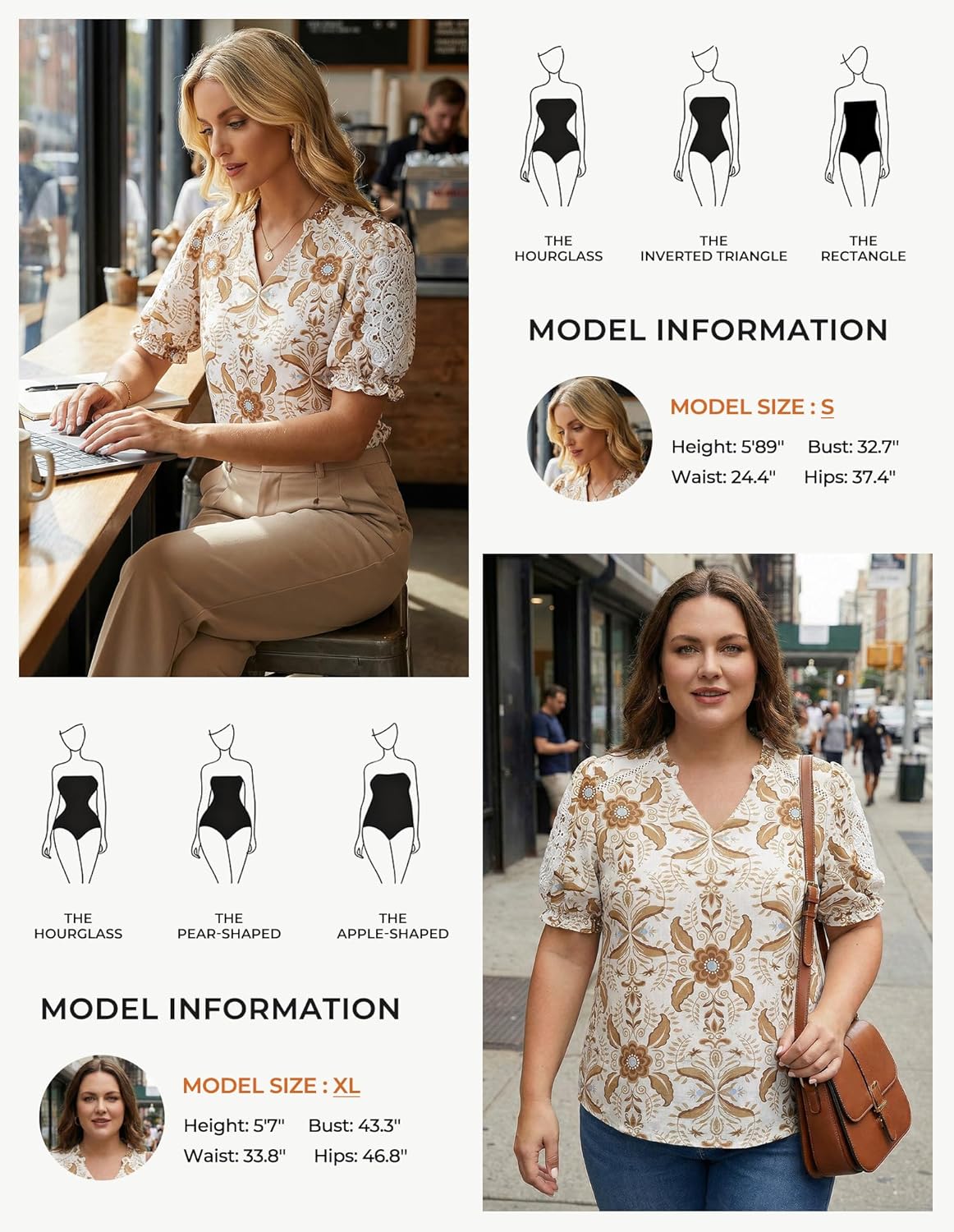 GRACE KARIN Women Boho Floral Tops, Summer Short Sleeve Shirts, V Neck Dressy Casual Blouse Work Printed 2026 Spring Trendy - Image 4