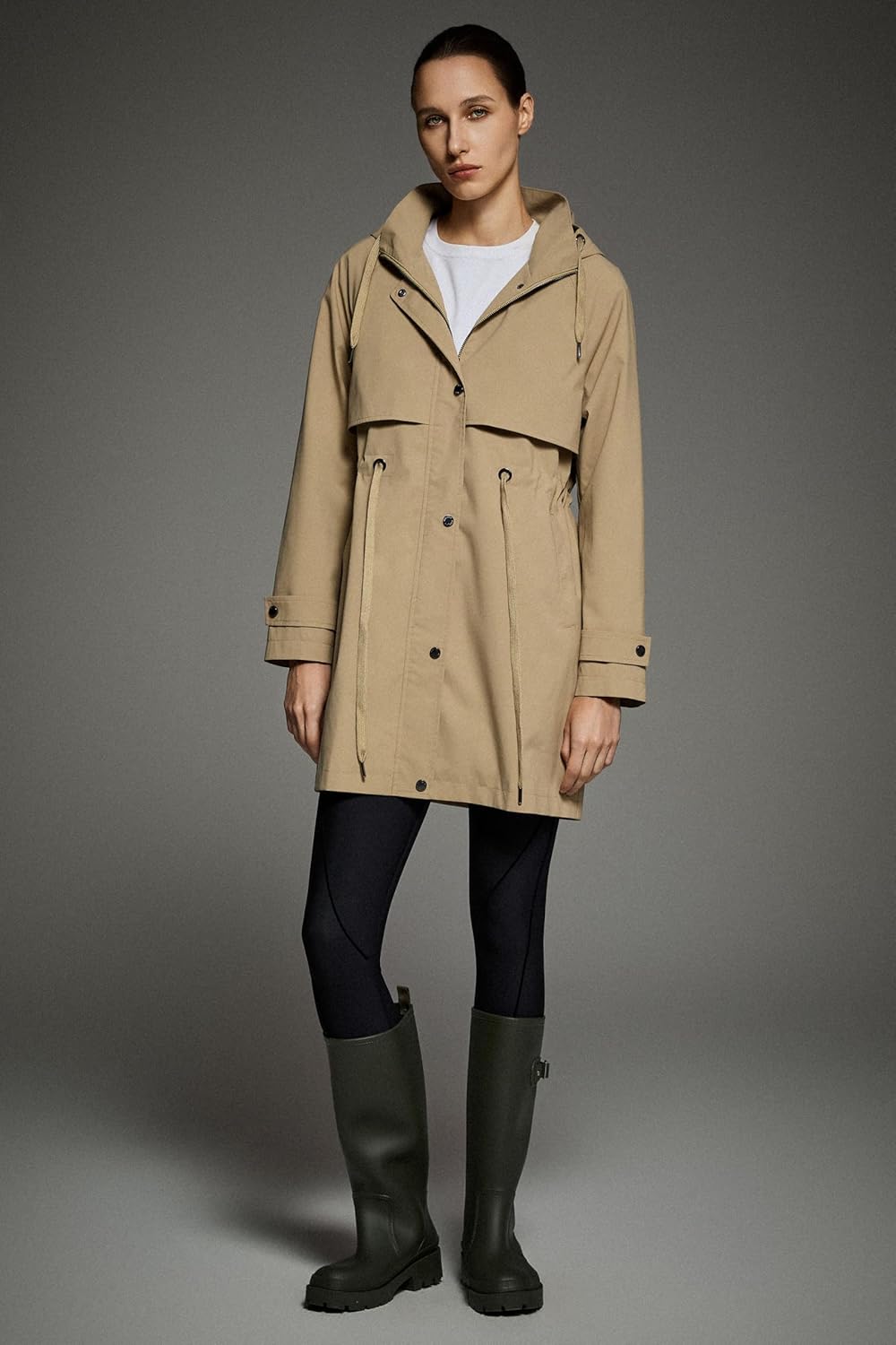 Orolay Women's Long Windbreaker Hooded Light Jacket Active Outdoor Anoraks - Image 5