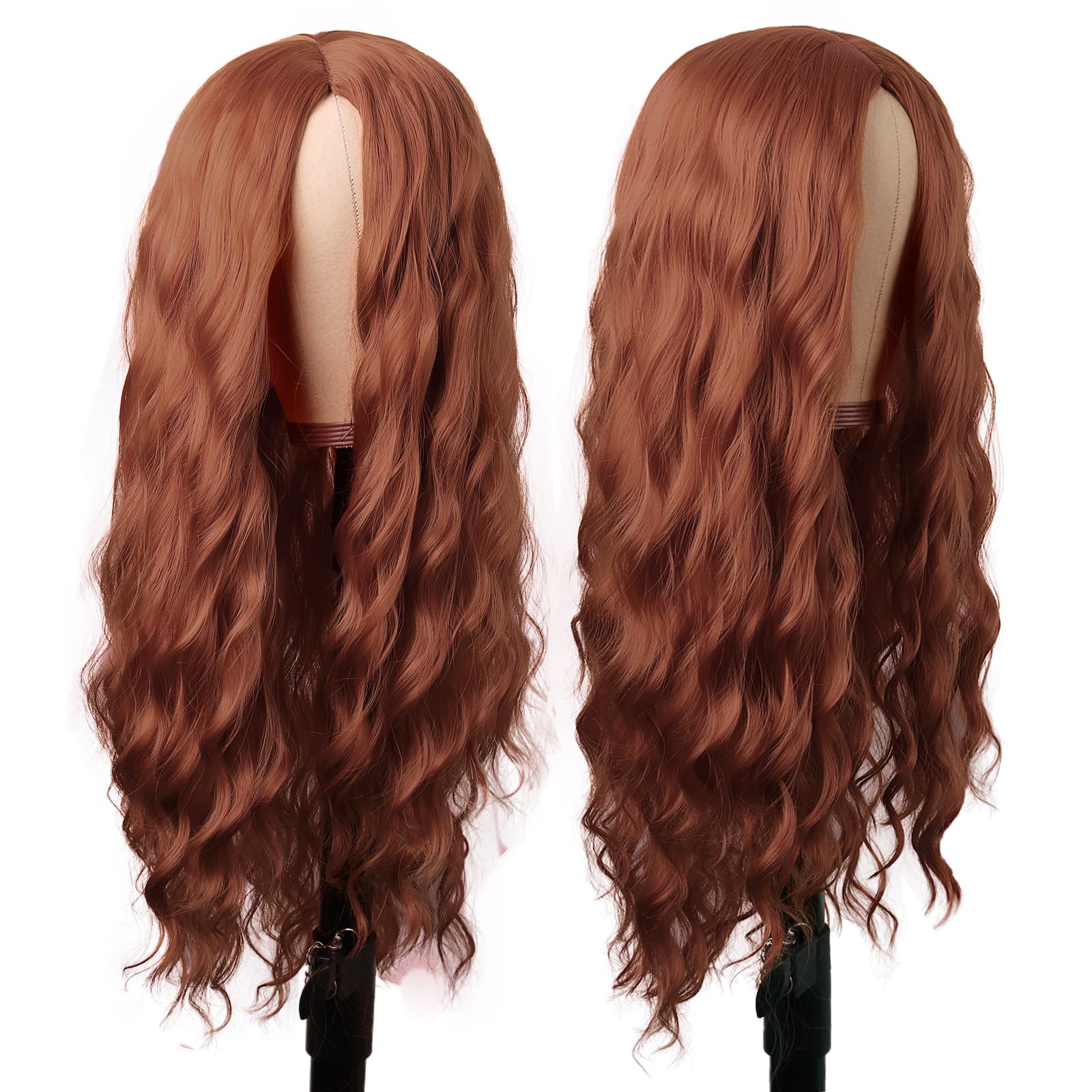 Mapofbeauty 32 Pulgadas/80cm de Luz Rubia Pelo Largo Rizado Ondulado Peluca Cosplay Peluca — view 42