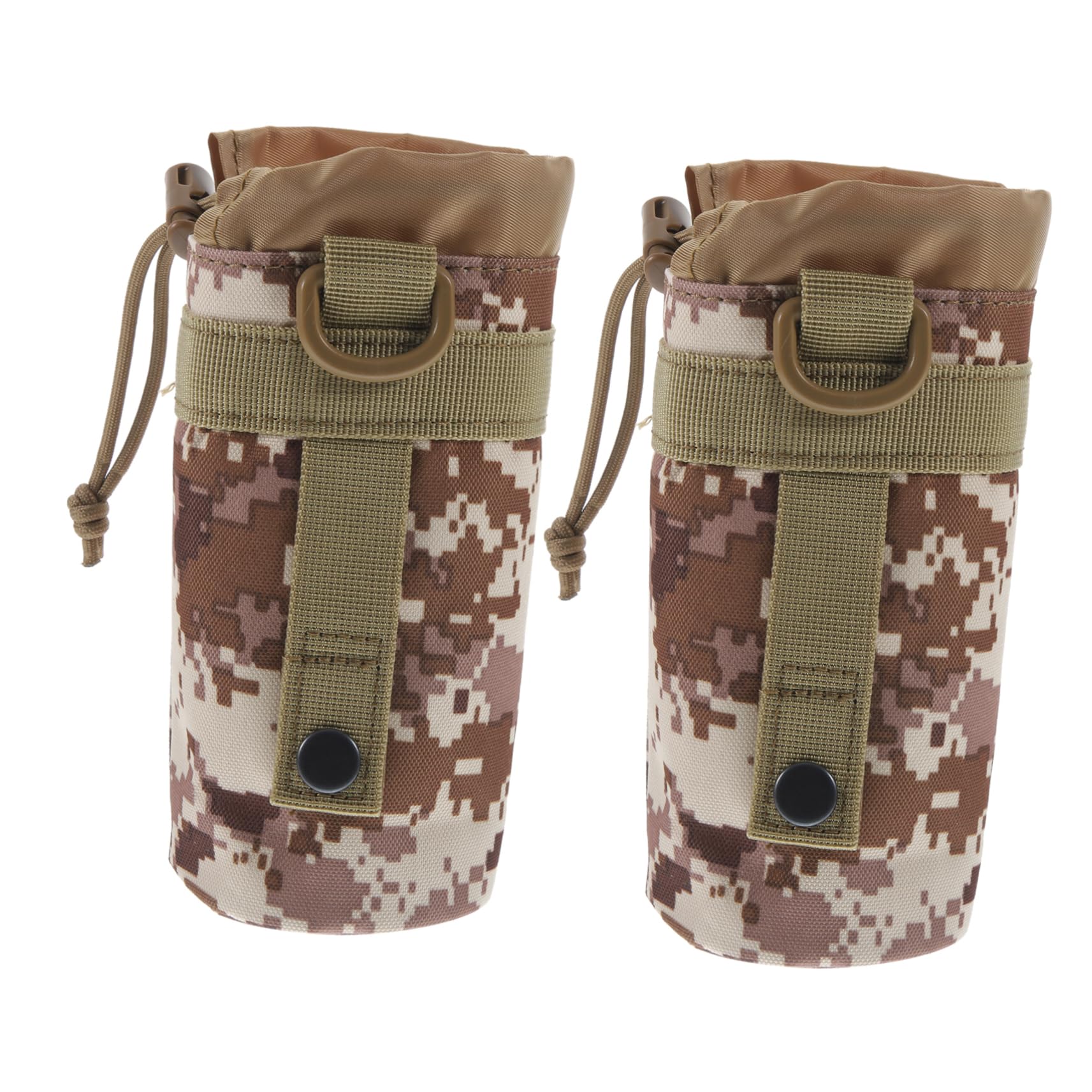 Kisangel Camouflage Wasserflaschenhalter Nylon Robuste Camping Flasche Tragetaschen Für Outdoor Aktivitäten Für Reisen