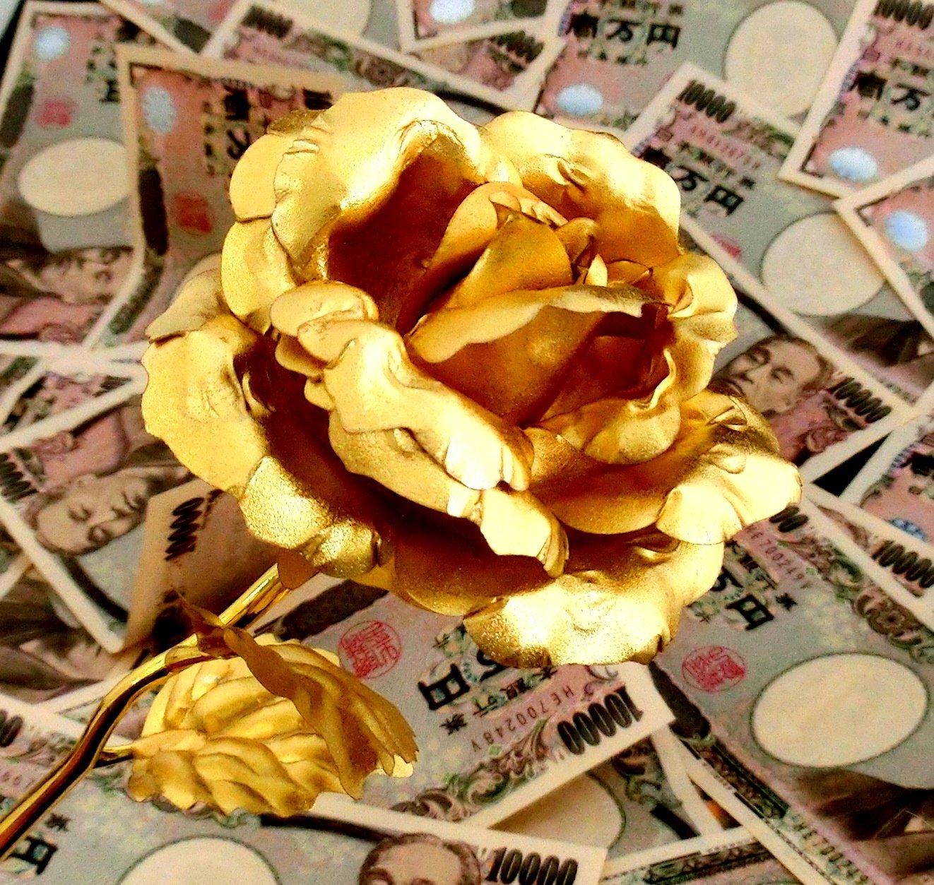 Amazon｜金の薔薇｜造花 オンライン通販