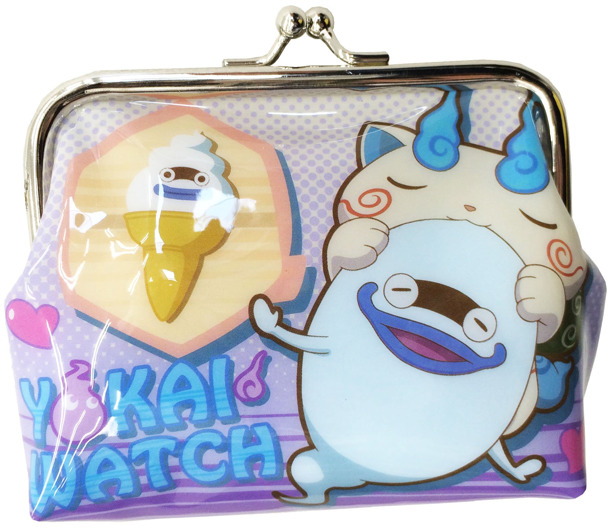 Amazon.co.jp: 妖怪ウォッチ 口金付コインケース(大) ウィスパー&コマさん柄 YW-063 : ファッション