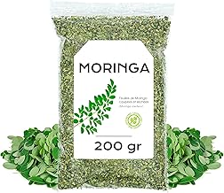 Moringa Feuilles 200 gr - Moringa Tea - Le Moringa - Feuille de Moringa Séchées - Moringa Tisane - Infusion Vrac (200 gr)