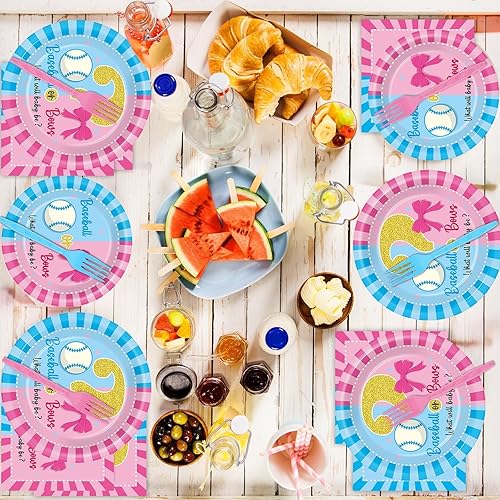 Miniatura 180 de 96 piezas de suministros de fiesta de cumpleaños florales de cumpleaños, platos de papel, servilletas, flores de oro rosa, decoraciones de fiesta