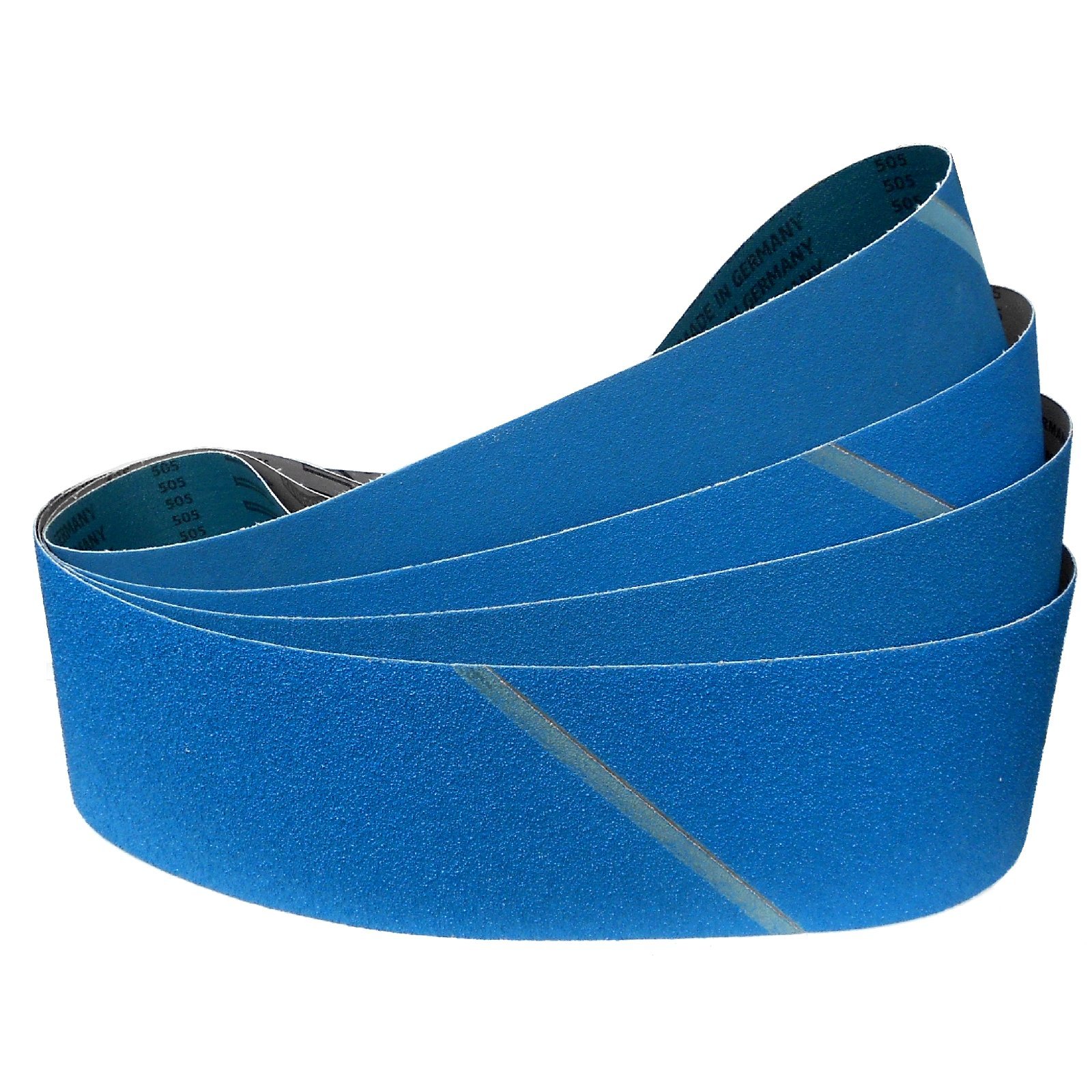 CS 411 X Schleifband | 150 x 1220 mm | 4-teiliges Premium-Set | Je ein Band der Körnungen 40,60,80 und 120