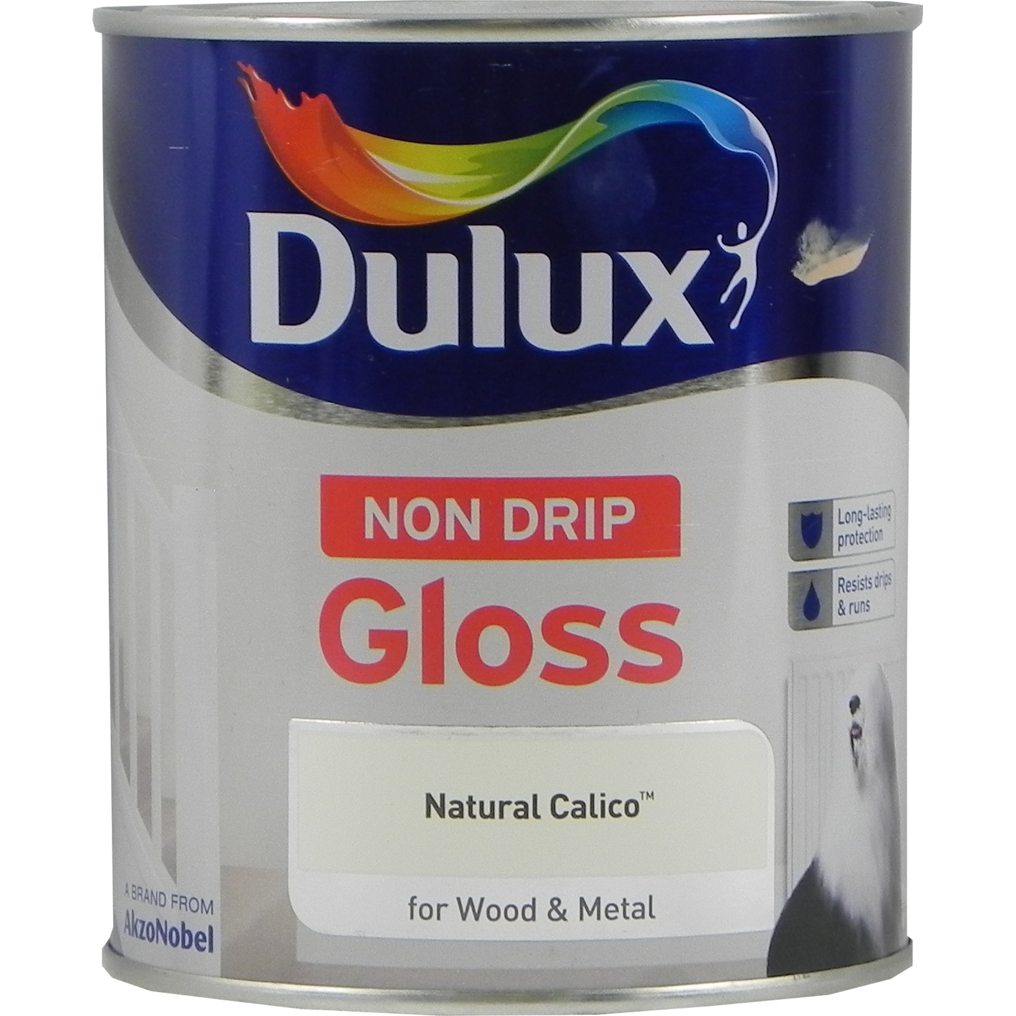 Dulux Non Drip Gloss Natural Calico 750ml