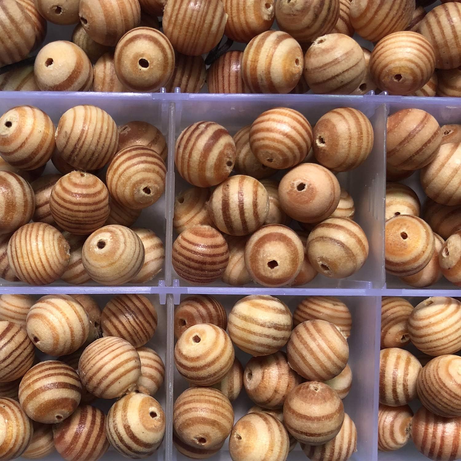 200pcs 8mm Gorgeous Natural Round Polished Rosewood Loose Beads for Jewelry Making DIY Handmade Crafts 8mm Emperor Blood Wood(200pcs)