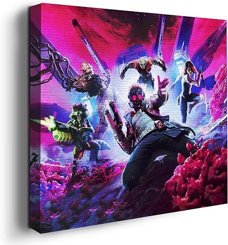 Miniatura 154 de MAVIS PRINT Dead Poool - Decoración de pared Marval de 12 x 16 pulgadas, impresión HD y marco de madera, decoración moderna de pared para Annt