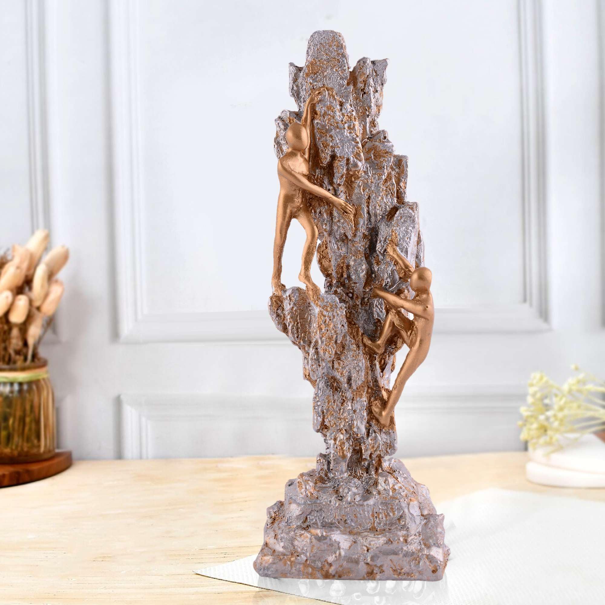 Buy Jain Artifact Men Climb on Wall Showpiece for Home Decor